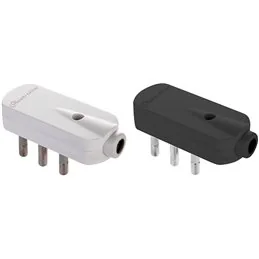 Spina angolare piatta Electraline 2P+T 16A 250V