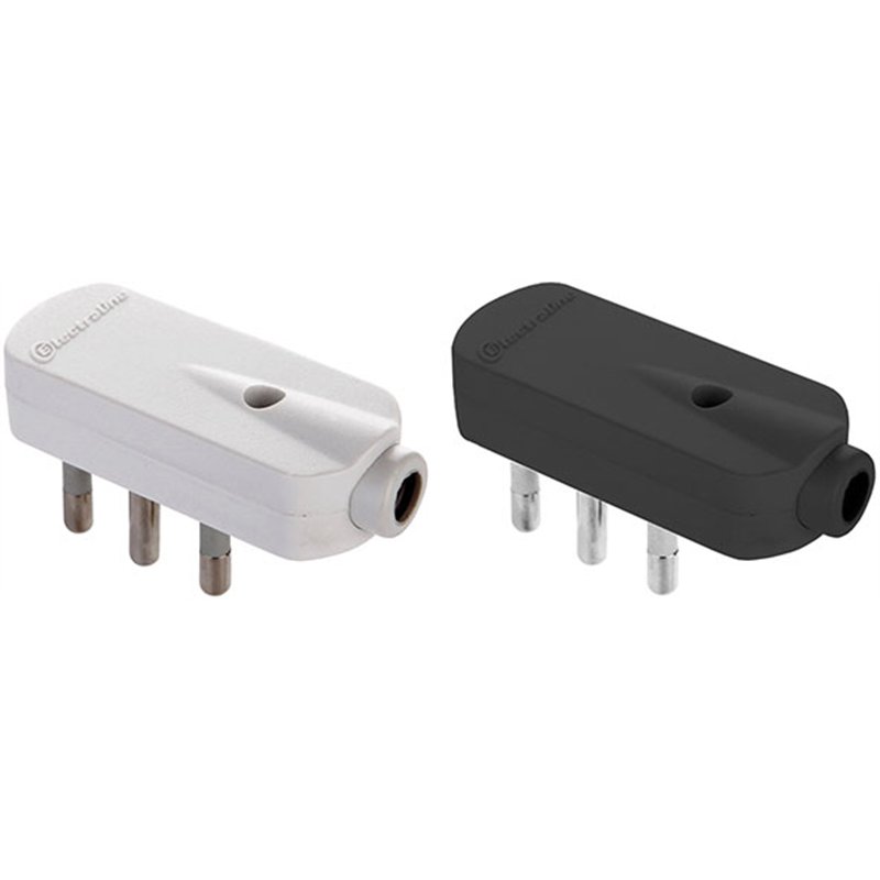 Electraline Right‑Angle Plug 71909 – 16A 