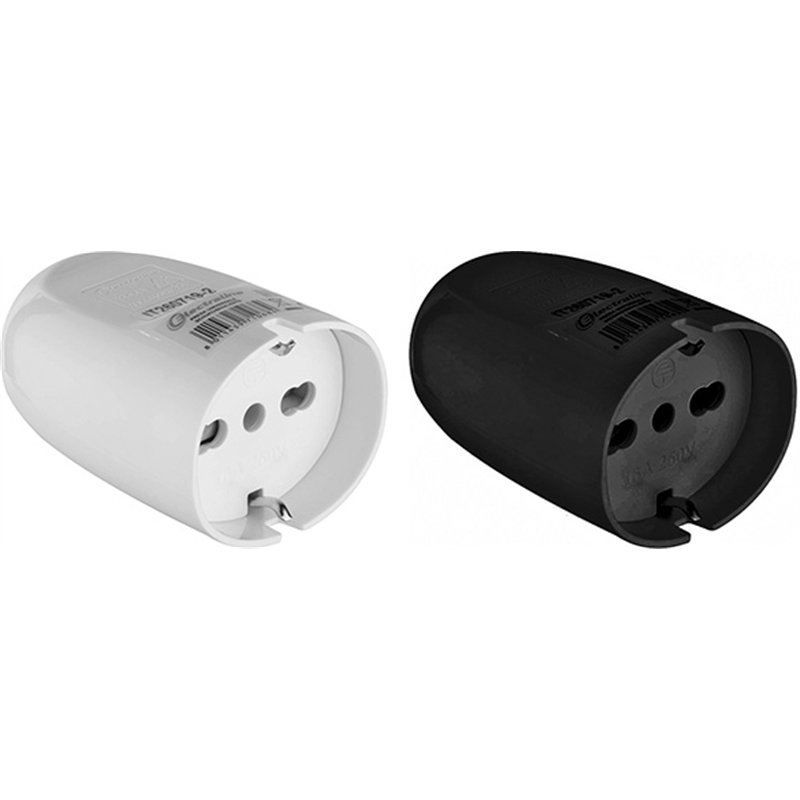 Electraline Flying Socket 71068 – Schuko + Bipasso