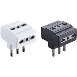 Electraline Triple Adapter 71924 – Bipasso / 16A Plug 