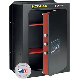 STARK BASIC PLUS wall safe 10mm thick DOUBLE MAP KEY lock