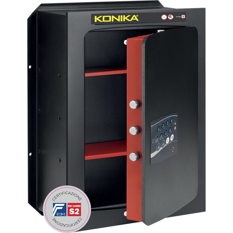 Cassaforte a muro STARK BASIC PLUS spessore 10mm chiusura COMBINATORE ELETTRONICO