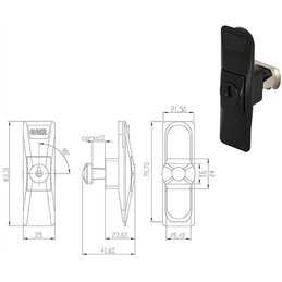 SERRATURA OMR ME-SCO PULSANTE 160551