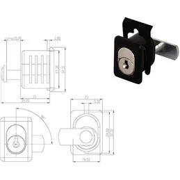 SERRATURA OMR ME-SCO PULS C/LEVA 220315