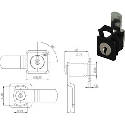 SERRATURA OMR ME-BAT CASELLARI 165838