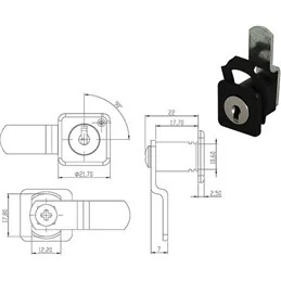 SERRATURA OMR ME-BAT CASELLARI 165838