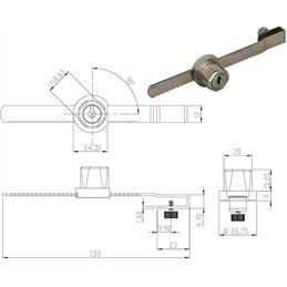 SERRATURA OMR VE-SCO CREMAGLIERA 220335