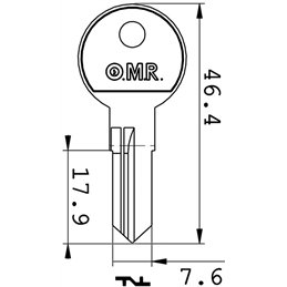 CHIAVI OMR N CASSONETTI SCHG05223