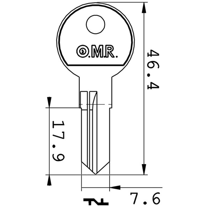CHIAVI OMR N CASSONETTI SCHG05223