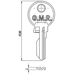 CHIAVI OMR N VALVOLE GAS SCHG05122