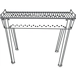 Cuoci arrosticini Sandrigarden Mod. Abruzzo BIG – 115×14×64H 