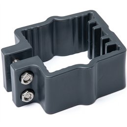 Vigor square post clamps 50×50 mm – Antracite – Plastic