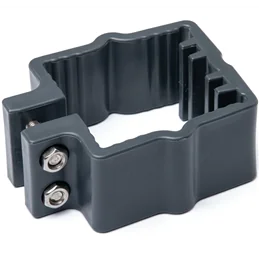 Vigor square post clamps 50×50 mm – Antracite – Plastic