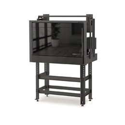 Moretti Design SLOT VISION 12 Pellet Fireplace Insert – 5-Star Certified, Ventilated/Canalizable