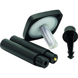 Proiettore LED solare VIGOR NOVA a picchetto – 1W 100 lm IP65 con sensore crepuscolare