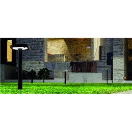 Proiettore LED solare VIGOR NOVA a picchetto – 1W 100 lm IP65 con sensore crepuscolare