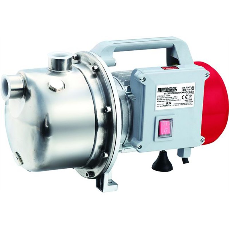 Elettropompa Sandri Garden SG‑800 INOX – 800 W, 3500 l/h, attacco 1" F