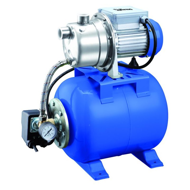 Elettropompa Hufirma Garden HU‑800 INOX con autoclave – 800 W, 3500 l/h, attacco 1" F