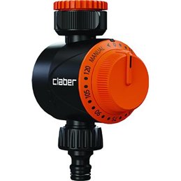Timer meccanico Claber art. 8421 – da 15 a 120 minuti, senza batterie