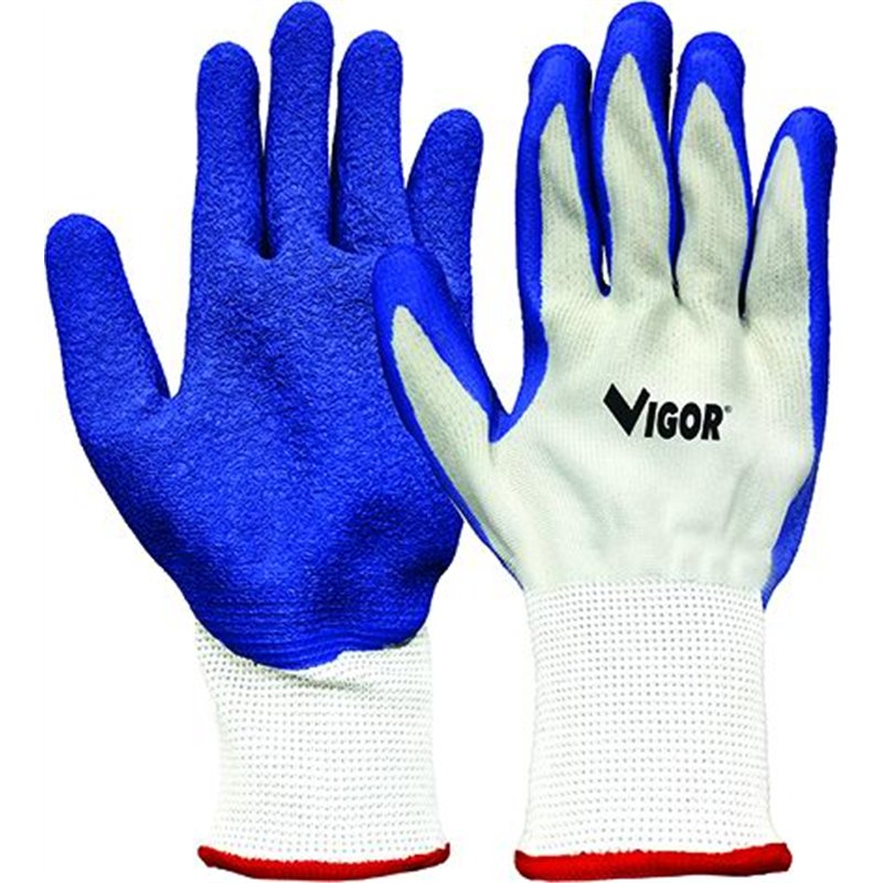 Guanto in LATEX RB-96 ruvido VIGOR 54092