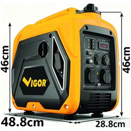 Generatore inverter Vigor V‑G2000 – motore 4T 79,8 cc – 2000 W