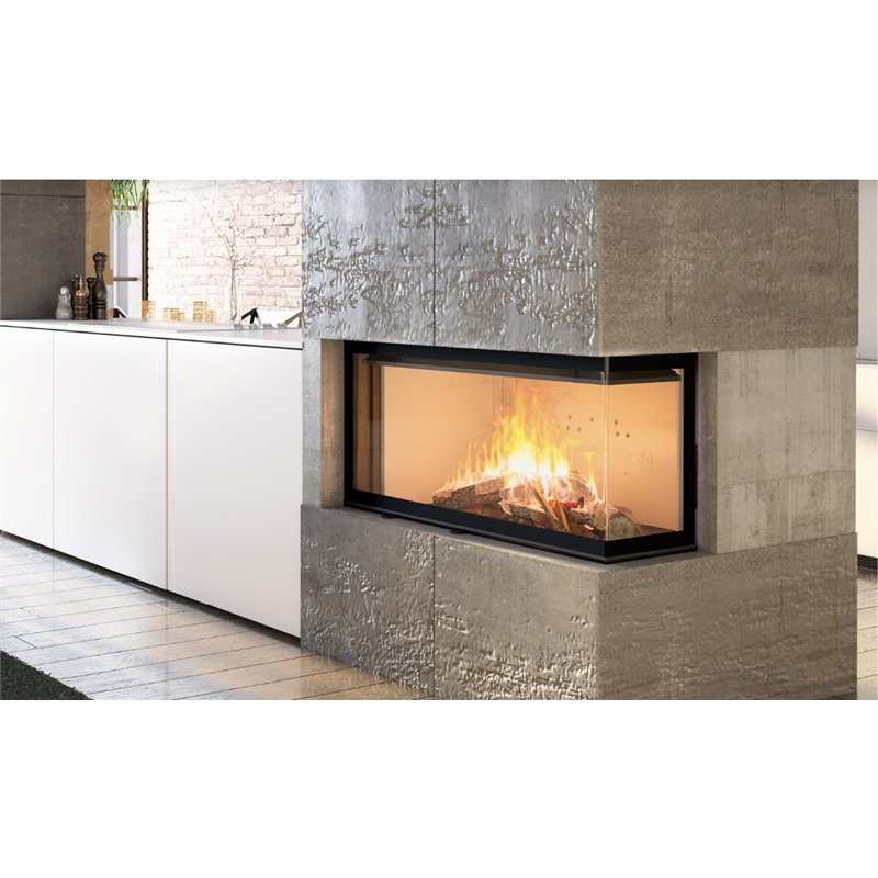 Moretti Design MONODESIGN 90 Wood Fireplace – 21 kW, 5-Star