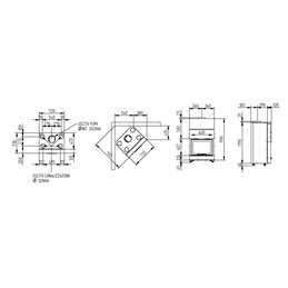 Monoblocco a Legna Moretti Design MONODESIGN 60 – 5 Stelle