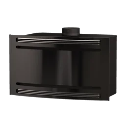 Inserto a Legna Moretti Design WOOD SLOT GLASS 90 – 5 Stelle