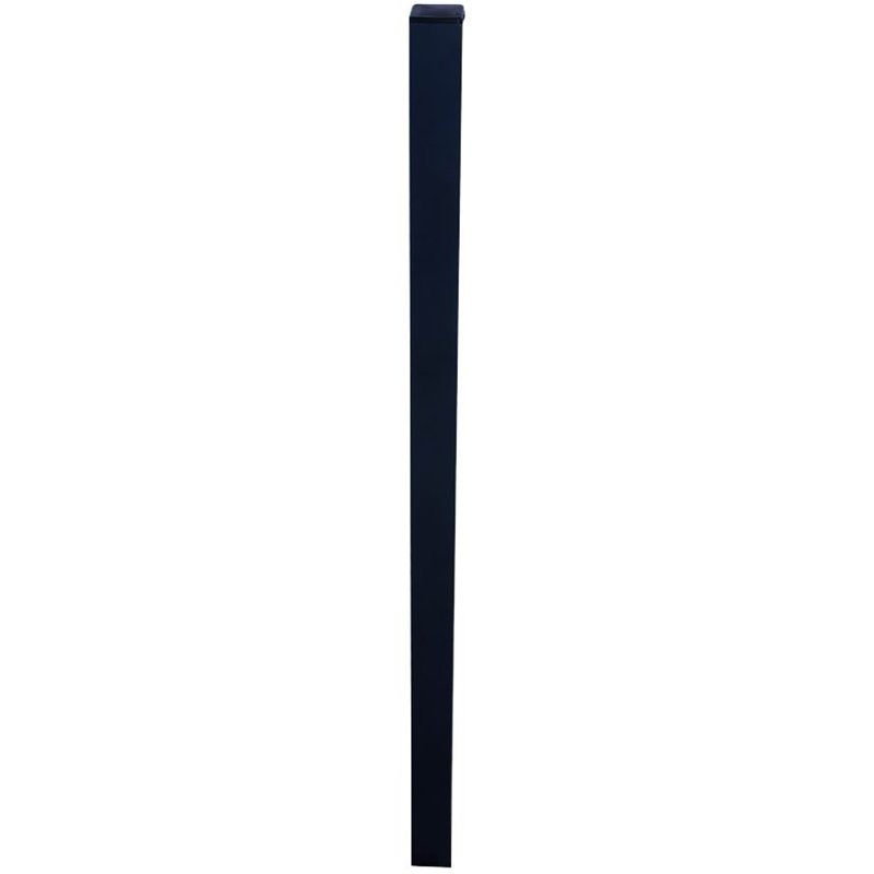 Paletto quadro per pannelli recinzione Vigor senza piastra 50×50 mm – H 110 cm – Antracite RAL 7016