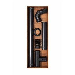 Kit installazione stufe a pellet Monofire Inox Aisi316 BLACK 