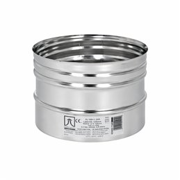 Giunzione MONO MASCHIO-FLESSIBILE per canna fumaria Flex INOX