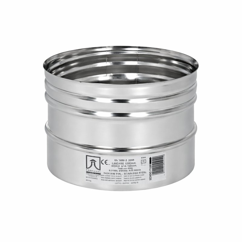 Single-flexible male connector Flex Inox pipe for flue