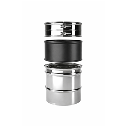 Giunzione MONO MASCHIO-FLESSIBILE a tenuta per canna fumaria Flex INOX