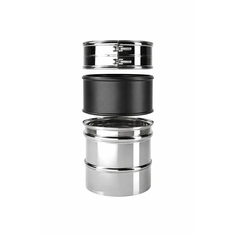 Mono-flexible male joint sealing Flex Inox flue pipe