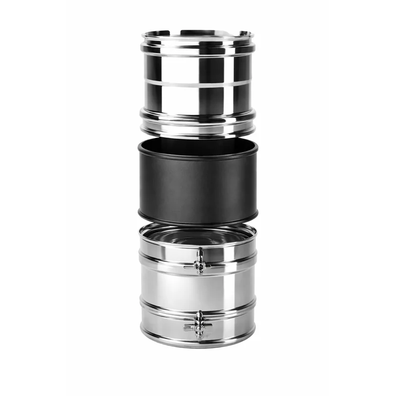 Giunzione MONO FEMMINA-FLESSIBILE a tenuta per canna fumaria Flex INOX
