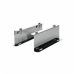 Pair of support fins for Inox De Marinis chimney base plate