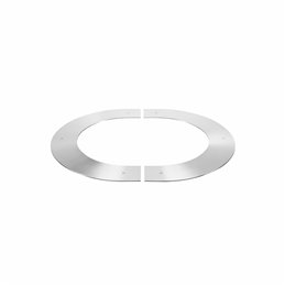 Round shaped hole cover 0:30° for single and double wall flue