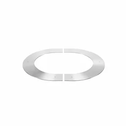 Round shaped hole cover 0:30° for single and double wall flue