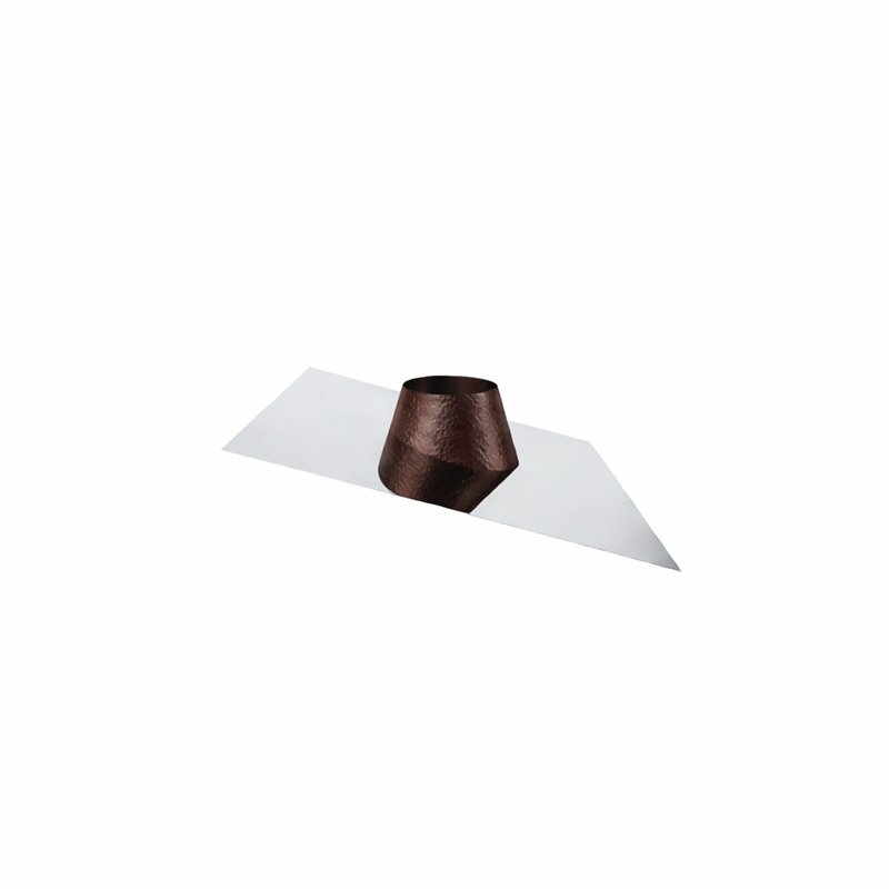 Inclined skirting stainless steel base painted collar for chimney