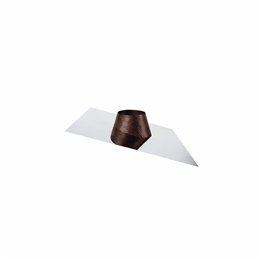 Sloping skirting LEAD base painted collar for chimney