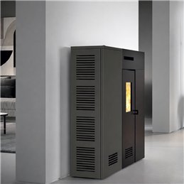 Stufa a pellet DUGLIA EP 9,1 kW Caminetti Montegrappa, aria ventilata e canalizzabile
