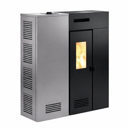 DUGLIA EP 9.1 kW pellet stove Caminetti Montegrappa, forced‑air and ductable