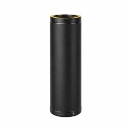 0.25 meter pipe N2T2 ISO25 MATT BLACK Double wall flue