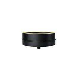 Condensate drain plug N2TS ISO25 MATT BLACK Double wall flue