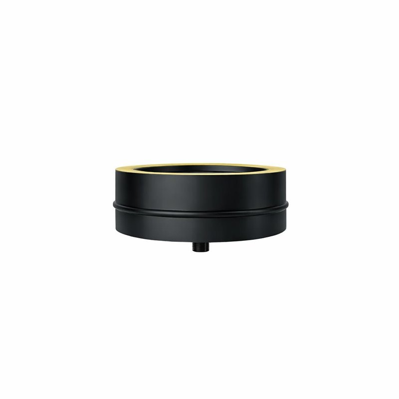 Tappo scarico condensa N2TS ISO25 NERO OPACO Canna fumaria doppia parete