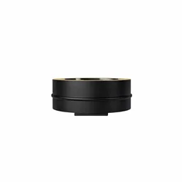 Tappo cieco N2TA ISO25 NERO OPACO Canna fumaria doppia parete
