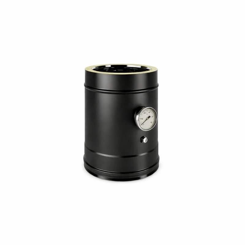 Modulo rilevamento fumi e temperature N2IC ISO25 NERO OPACO Canna fumaria doppia parete