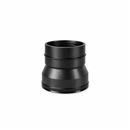 Double-mono junction N2RCU ISO25 MATT BLACK Double wall flue