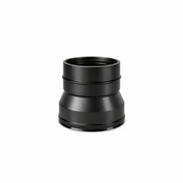 Giunzione doppia-mono N2RCU ISO25 NERO OPACO Canna fumaria doppia parete