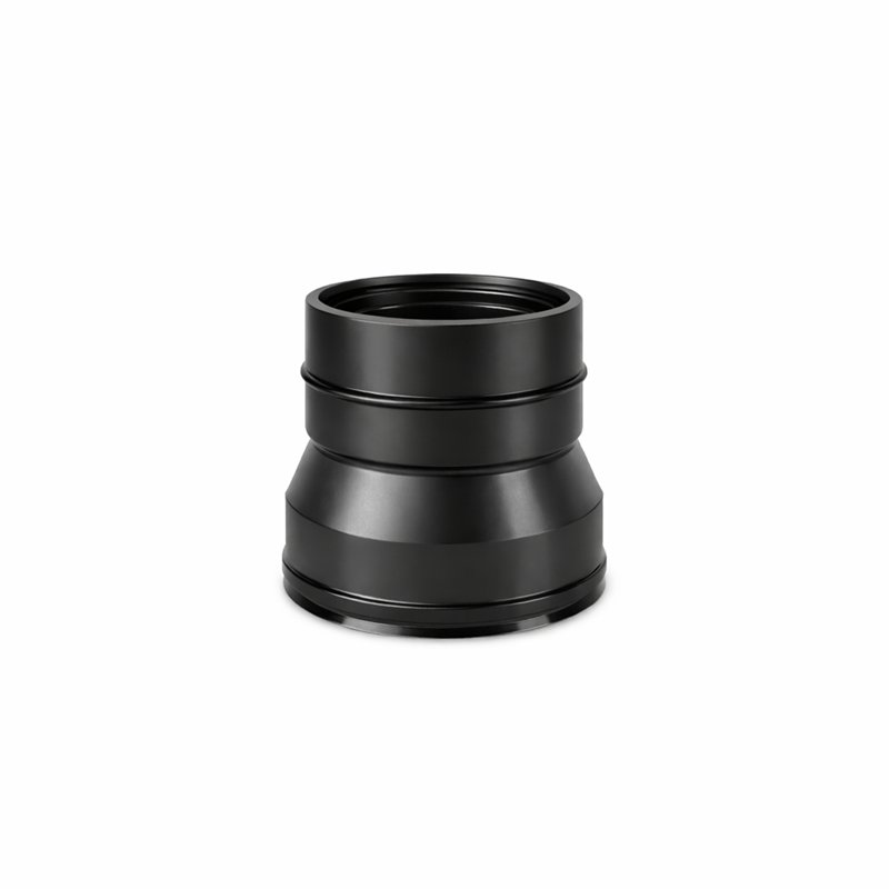 Giunzione doppia-mono N2RCU ISO25 NERO OPACO Canna fumaria doppia parete